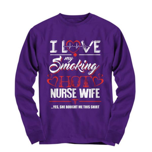 Nurse Wife Long Sleeve Shirt, Shirts And Tops - Daily Offers And Steals