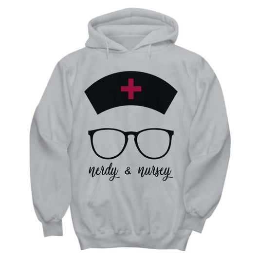 Nerdy and Nursey Pullover Hoodie, Shirts and Tops - Daily Offers And Steals
