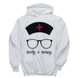 Nerdy and Nursey Pullover Hoodie, Shirts and Tops - Daily Offers And Steals