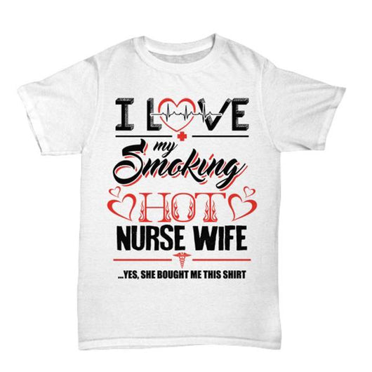 Love My Nurse Wife Shirt For Husband, Shirts And Tops - Daily Offers And Steals