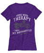 Some Need Therapy Motorcycle Women's Casual Shirt, Shirts and Tops - Daily Offers And Steals