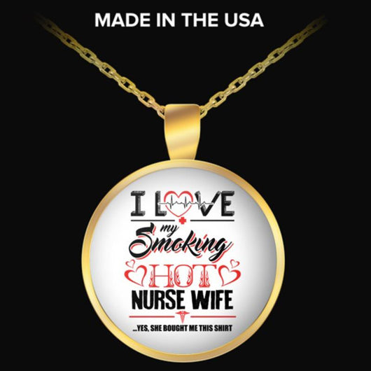 Love My Nurse Wife Necklace, Necklaces - Daily Offers And Steals