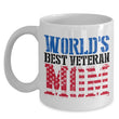 World's Best Veteran Mom Coffee Mug, Drinkware - Daily Offers And Steals