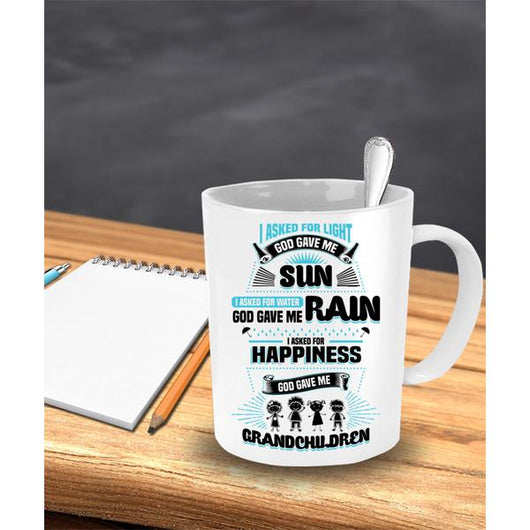 Personalized God Gave Grandchildren Mug, Coffee Mug - Daily Offers And Steals