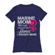 proud marine mom t-shirt