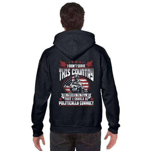Didn't Serve Veteran Men Women Pullover Hoodie, Shirts and Tops - Daily Offers And Steals