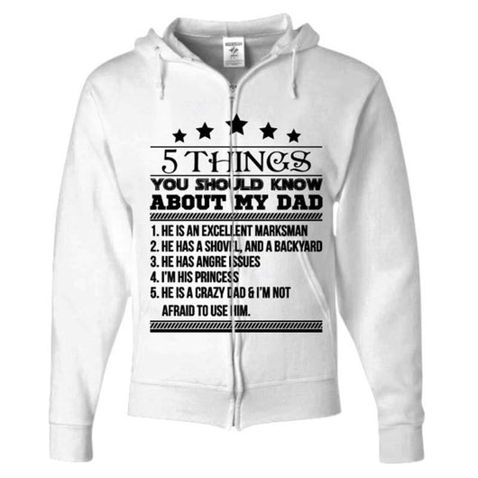 5 Things About Dad Zip Up Hoodie, Shirts and Tops - Daily Offers And Steals