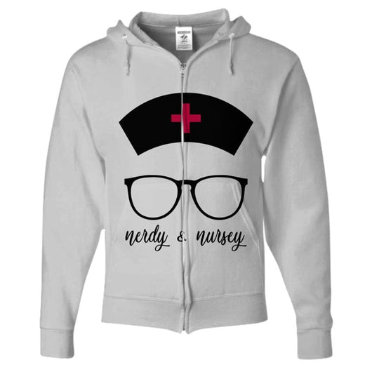 Nerdy and Nursey Zip Up Hoodie, Shirts and Tops - Daily Offers And Steals