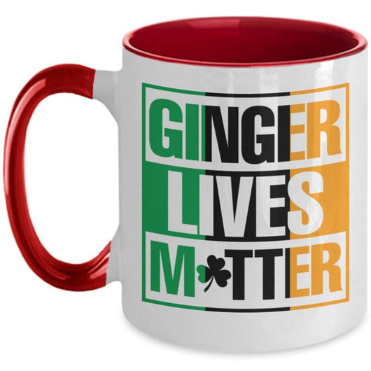Ginger Lives Matter St. Patick's Day Holiday Mug, mugs - Daily Offers And Steals