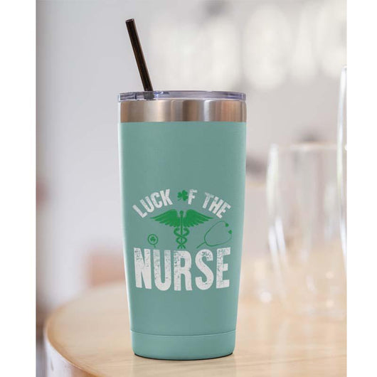 Luck Of The Nurse St. Patrick's Day Tumbler Mug, tumblers - Daily Offers And Steals