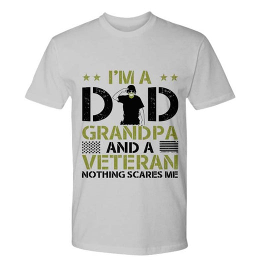 Dad Grandpa Veteran Men's Casual Shirt, Shirts and Tops - Daily Offers And Steals