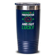 Kissed A Firefirefighter St. Patrick's Day Tumbler Mug, tumblers - Daily Offers And Steals