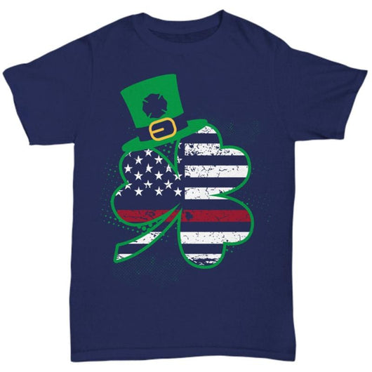 Firefighter Clover St. Patrick's Day T-Shirt, Shirts and Tops - Daily Offers And Steals