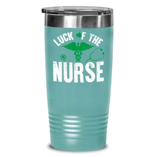 Luck Of The Nurse St. Patrick's Day Tumbler Mug, tumblers - Daily Offers And Steals