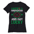 Kissed A Firefirefighter St. Patrick's Day Women's Shirt, Shirts and Tops - Daily Offers And Steals