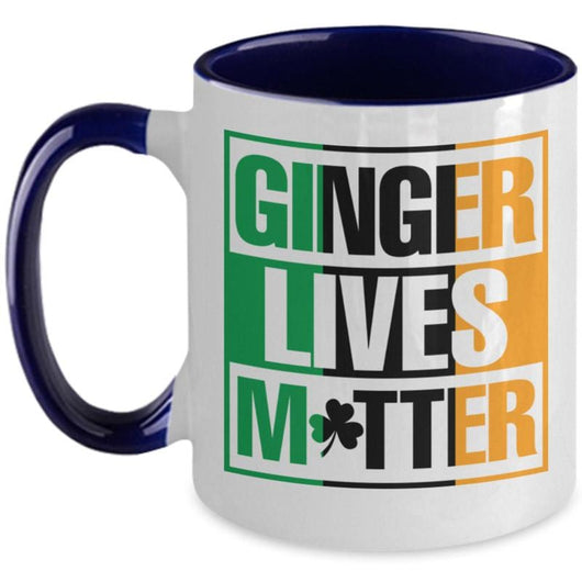 Ginger Lives Matter St. Patick's Day Holiday Mug, mugs - Daily Offers And Steals