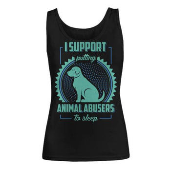 Stop Animal Abuse Women's Tank Top, Shirts And Tops - Daily Offers And Steals