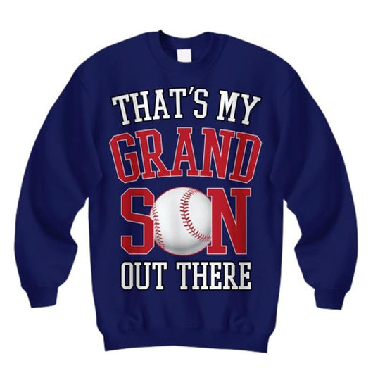 Baseball Grandson Unisex Sweatshirt, Shirts and Tops - Daily Offers And Steals