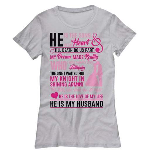 My Husband Shirt Design For Women, Shirts And Tops - Daily Offers And Steals