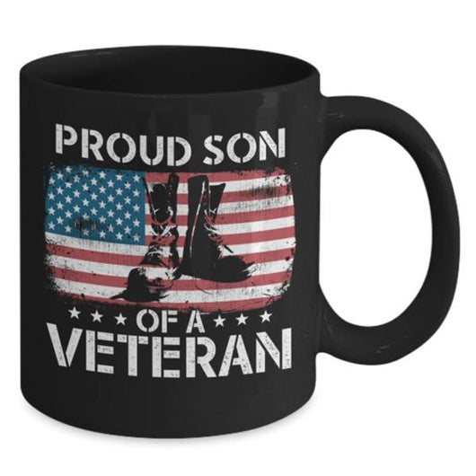 Proud Son Of A Veteran Coffee Mug, Coffee Mug - Daily Offers And Steals