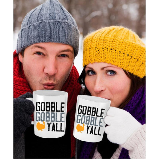 Gobble Gobble Y'All Thanksgiving Mug Gift Idea, mugs - Daily Offers And Steals
