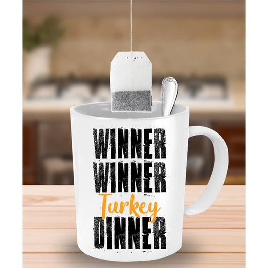 Winner Winner Turkey Dinner Thanksgiving Holiday Mug, mugs - Daily Offers And Steals
