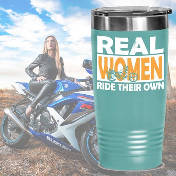 Real Women Ride Stainless Steel Tumbler, tumblers - Daily Offers And Steals