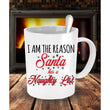 I Am The Reason Santa Christmas Holiday Sale, mugs - Daily Offers And Steals