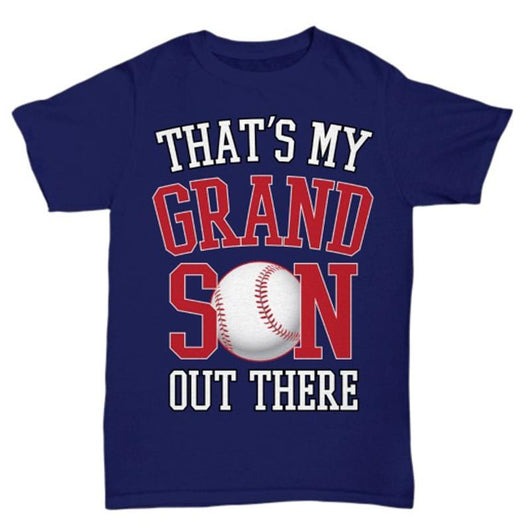 Baseball Grandson Unisex Casual Shirt, Shirts and Tops - Daily Offers And Steals