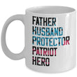 Father Patriot Veteran-Themed Coffee Mug, mugs - Daily Offers And Steals