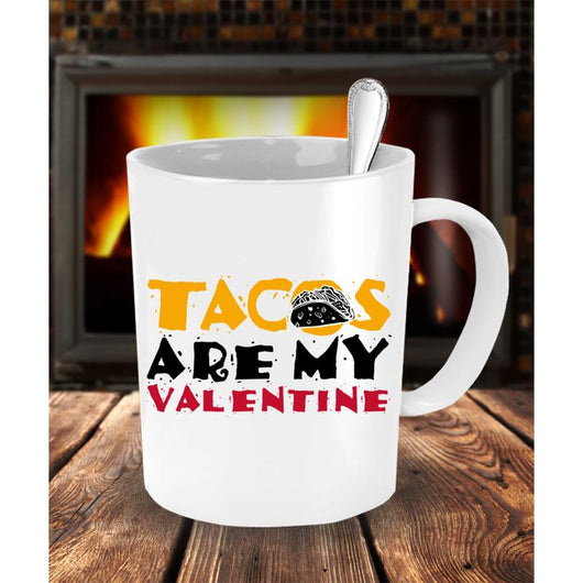 Tacos Valentine Novelty Coffee Mugs, mugs - Daily Offers And Steals