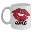 Kissable Valentines Day Mug, mugs - Daily Offers And Steals