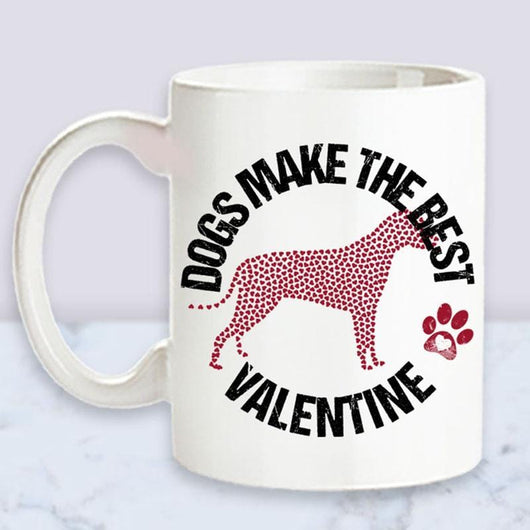 Dogs Best Valentines Day Coffee Mug Gift, mugs - Daily Offers And Steals