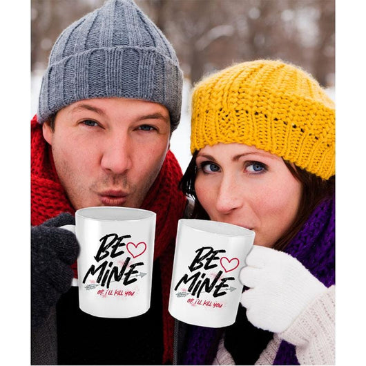 Be Mine Or I'll Kill You Valentines Day Coffee Mug, mugs - Daily Offers And Steals