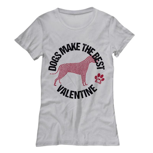 Dogs Best Valentines Day Ladies Shirt, Shirts and Tops - Daily Offers And Steals