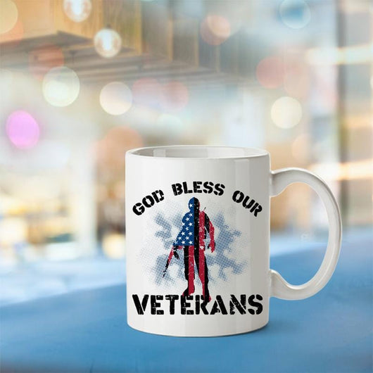God Bless Our Veterans Coffee Cup Gifts, mugs - Daily Offers And Steals