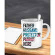 Father Patriot Veteran-Themed Coffee Mug, mugs - Daily Offers And Steals