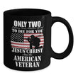Jesus and Veterans Coffee Mug, mugs - Daily Offers And Steals