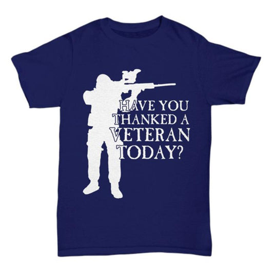Thanked A Veteran Men Women Shirts, Shirts And Tops - Daily Offers And Steals