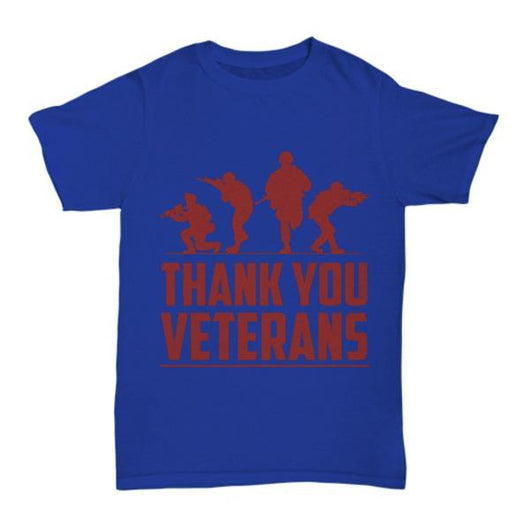 Novelty Thank You Veteran T-Shirt, Shirt and Tops - Daily Offers And Steals