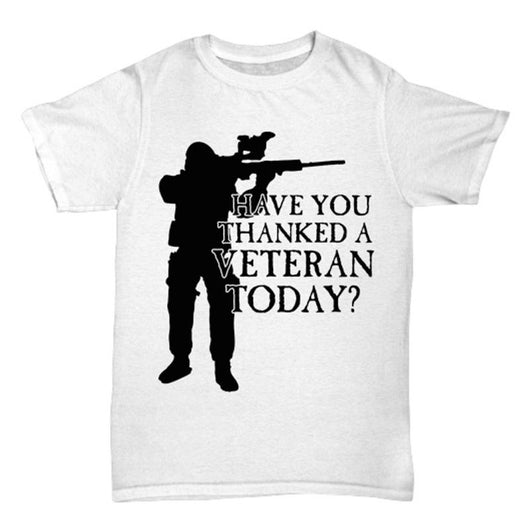 Thanked A Veteran Men Women Shirts, Shirts And Tops - Daily Offers And Steals