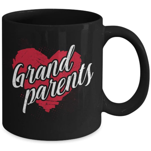 Grandparents Heart Novelty Coffee Mug, mugs - Daily Offers And Steals