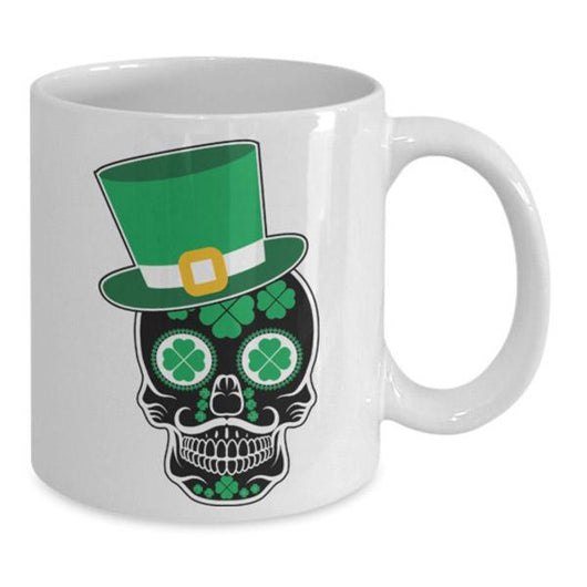 St. Patrick's Day Sugar Skull Coffee Mug Design, Coffee Mug - Daily Offers And Steals