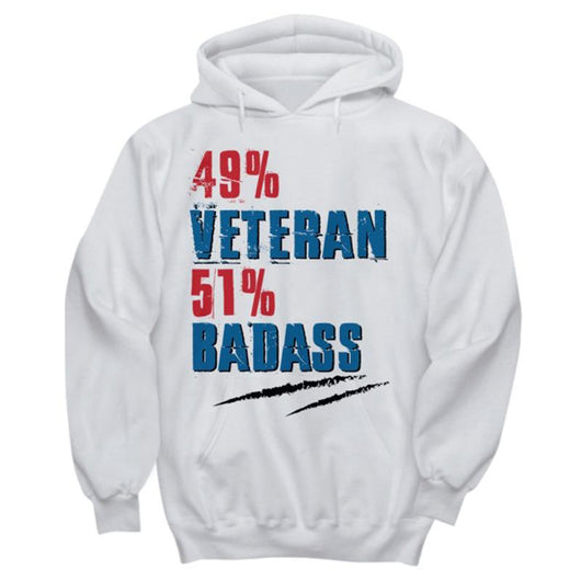 Badass Veteran Men Women Pullover Hoodie, Shirts and Tops - Daily Offers And Steals
