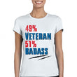 Badass Veteran Women's Casual Shirt, Shirts and Tops - Daily Offers And Steals