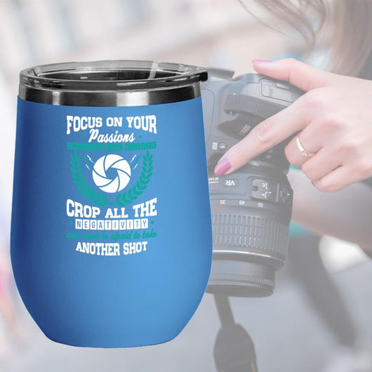 Focus Capture Drop Shot Photographer Wine Tumbler Cup, tumblers - Daily Offers And Steals