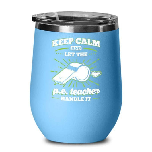 PE Teacher Stainless Steel Wine Tumbler, tumblers - Daily Offers And Steals