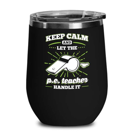 PE Teacher Stainless Steel Wine Tumbler, tumblers - Daily Offers And Steals