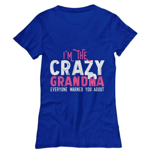 Crazy Grandma Womens Casual Shirt, shirts and tops - Daily Offers And Steals