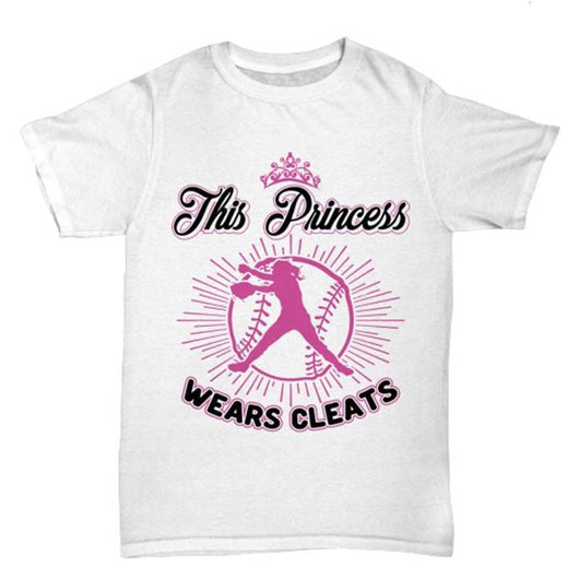 Princess Wears Cleats Women's Casual Shirt, Shirts and Tops - Daily Offers And Steals